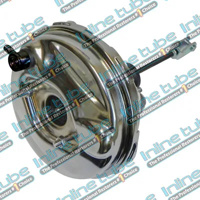 64-72 Gm A/F/X Body 9 Chrome Power Brake Booster Hot Rod Street Disc Drum Sale • $74.95