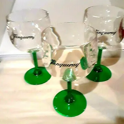    COPA GOBLET TANGUERAY Not GLass Gin Cocktail Wine Set Of 6 New Green  • £33.71