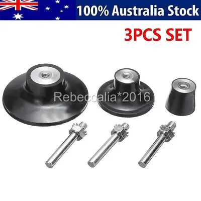 3pcs Sanding Disc Holder For Roloc Roll & Lock Rotary Pad Holder 1/4  1/2/3inch • $24.44