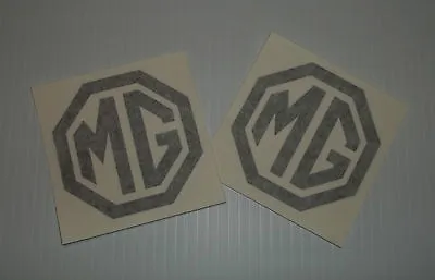 New MG Logo 3 Inch Badge Decal Sticker Pair MGB MG-B Midget Fenders Windows • $12