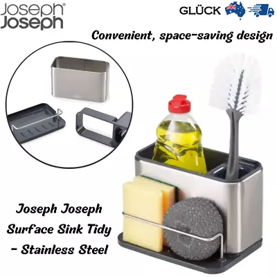 Joseph Joseph Sink Tidy Surface Storage Organiser Stainless Steel Kitchenware • $69.52