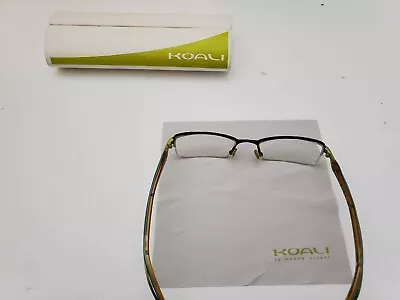 Morel France Koali 5601C EYEGLASSES FRAMES 50-18-140 Purple Half Rimless IM049 • $49.95