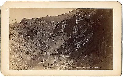 Gilman Colorado Ghost Town Ben Butler Mine W. H. Jackson Boudoir Cabinet Photo • $125