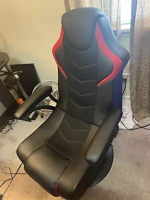 Gaming Chair Torque 2.1 Wireless Pedestal Office Furniture Seat Black/Red  • $220