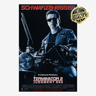 Terminator 2 Judgment Day Official Movie Original Print Poster Choose Your Size • $12.96