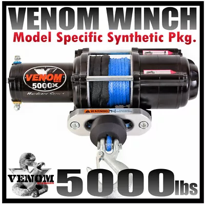 5000lb Venom Utv Winch Polaris 2013-19 Ranger Full-size 900 & 1000 Xp & Crew • $269.99