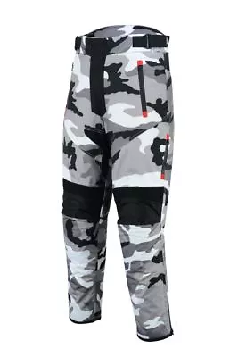 MCW CAMO Motorbike Motorcycle Textile Waterproof Cordura Trousers Pants Armours • £33.29