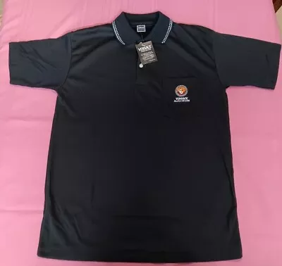 Vintage 90's Versace Jeans Couture Black Polo Shirt Medusa Pocket New XL • $109.99