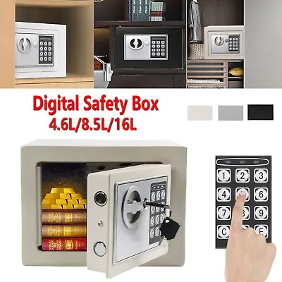 £34.10 • Buy Security Safes Money Cash Deposit Box Office Home Safety Mini Wall Floor Mounted