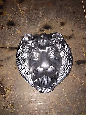 Lead Lion Head - Lead Casting - Motif - Leadwork - Lead Flashing - Lead Sheet • £50