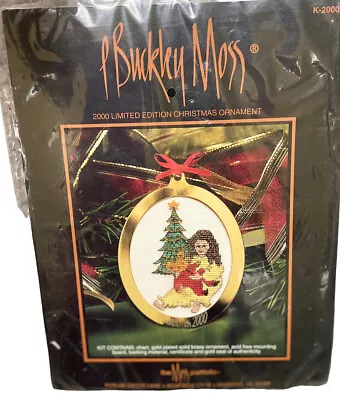 2000 Limited Edition Christmas Ornament Cross Stitch Kit P Buckley Moss K-2000 • $15.15