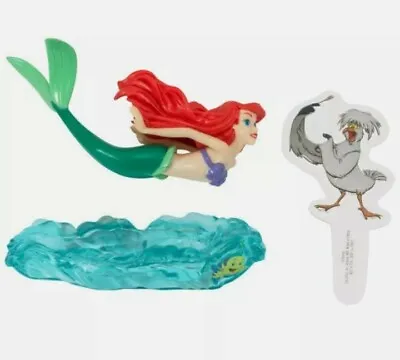 Decopac Cake Topper Decoration The Little Mermaid ARIEL & SCUTTLE FREE SHIPPING • $6.56