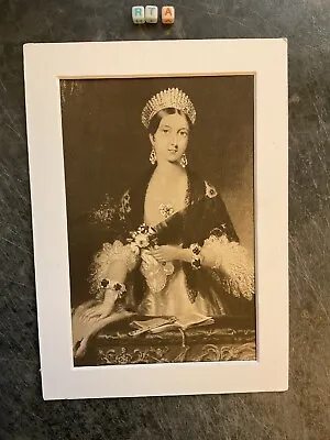 Antique Photogravure Art Print Of Queen Victoria  Approx 1890-1900  Rare • $19.90