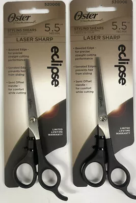 LOT  2 Oster 5.5 Scissors Laser Sharp Salon Barber CHEAP FAST Shipping • $8.31