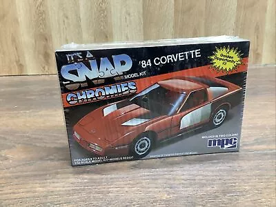 1984 MPC '84 CORVETTE Chromies Snap Together Model Kit #6449 1/32nd Scale Sealed • $8.50