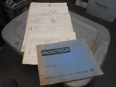 Montesa Factory Owners Manual Parts Book Catalogue 250 Cappra MX 63M Series • $124.99