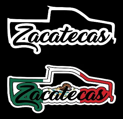 $4.99 • Buy Zacatecas Decal Trokita Decal Car Window ZAC Vinyl Sticker Mexico Trucking