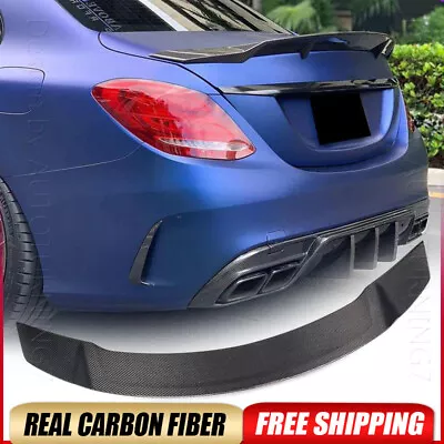 For Mercedes Benz W205 C200 C43 C63 AMG 2015-20 RAEL CARBON Rear Trunk Spoiler • $218.49