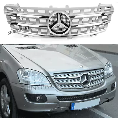 Grill For Mercedes Benz W164 ML320 ML350 ML500 ML550 2005-2008 Grille W/Emblem • $149.79