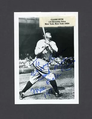 MRS BABE RUTH Signed Photo YANKEES • $49.98