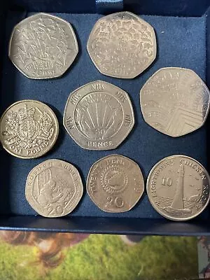 Collection Of 50p And Other Coins Rare Collection • £10