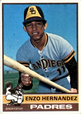 1976 Topps #289 Enzo Hernandez San Diego Padres VG-EX • $2.12