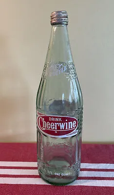 $59.50 • Buy Cheerwine RARE Vintage 32oz Soda Bottle With Cap
