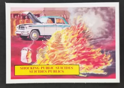 Shocking Public Death 1988 Vietnam War Military Card #17 (NM) • $2.95