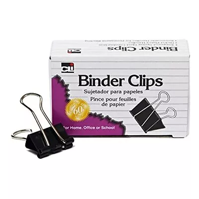Binder Clips Mini Black/Silver 12-Pack (50001) • $3.79
