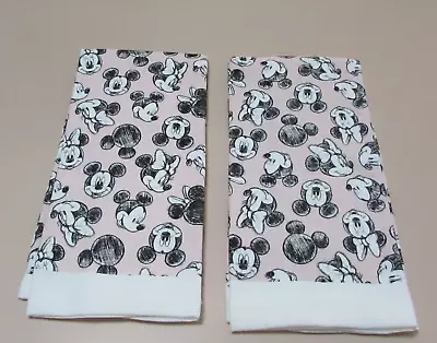 Disney Mickey & Minnie Mouse Pink/White/Black Kitchen Towels -2 NWOT • $5