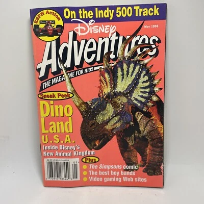 $8.99 • Buy Disney Adventures Kids Magazine May 1998 Dino Land USA Animal Kingdom READ