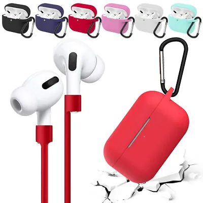 $9.39 • Buy AirPods Silicone Case + Keychain Protective Cover Skin For Apple AirPod Pro 2019