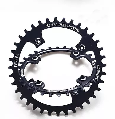 FOURIERS PCD 96 Chainring 46T Teeth Mountain Bike MTB Bicycle CR-E1-96S Black • $26.39