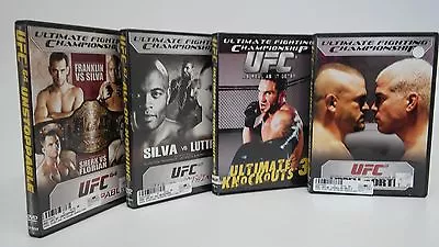 UFC DVD Lot Ultimate Fighting Chapionship/Knockouts/Franklin Silva/Lutter/Lidd.. • $12