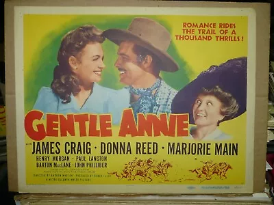 GENTLE ANNIE Orig 1943 TC (James Craig Donna Reed Marjorie Main) • $25