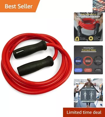 Heavy Duty Weighted Jump Rope - Designed For Muay Thai & MMA Training • $54.79