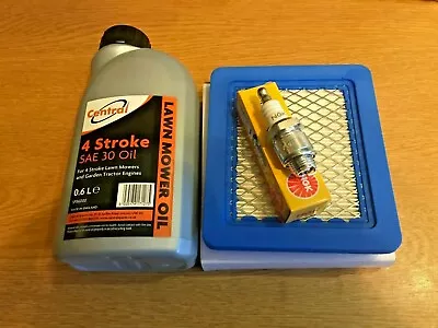 £15.97 • Buy HAYTER R53 Service Kit. Air Filter Spark Plug & Engine Oil B&S Quantum 