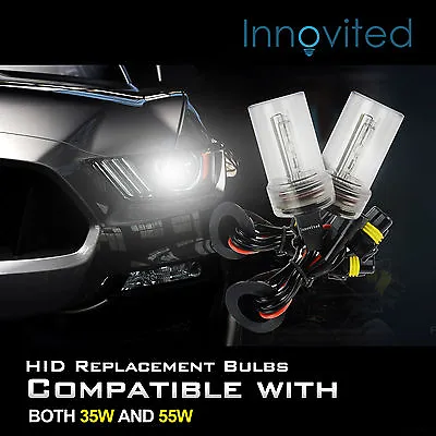 $22.99 • Buy Two 35W 55W Xenon HID Kit 's Replacement Light Bulbs H1 H4 H7 H10 H11 9005 9006