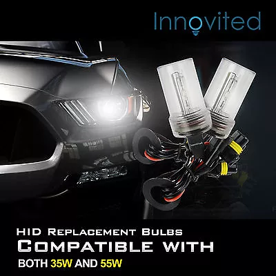 Two 35W 55W Xenon HID Kit 's Replacement Light Bulbs H1 H4 H7 H10 H11 9005 9006 • $20.69