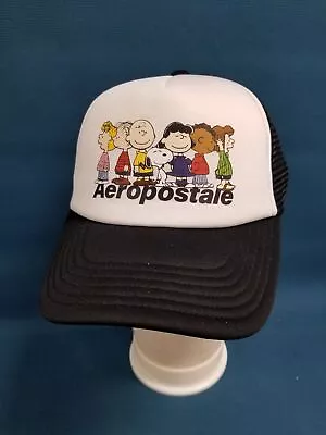 Aeropostale X Peanuts Trucker Hat Snapback Mesh Charlie Brown Snoopy^ • $10.99