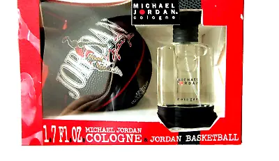 Vintage Michael Jordan Mini Basketball Dunking & 1.7oz Spray Cologne Set RARE!! • $75