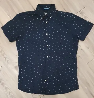 Jack & Jones - Short Sleeve Shirt - Blue - Size Large - Free Uk Postage • £5