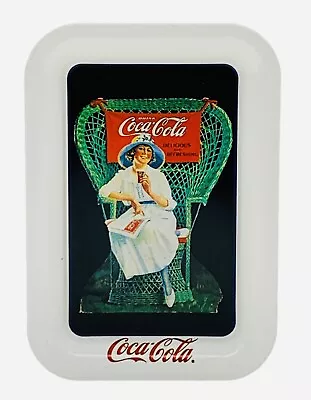 Original 1919 Vintage Coca Cola CARDBOARD CUTOUT ADVERTISEMENT Tray MINT • $14.95