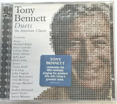 Tony Bennett Duets An American Classic New CD Bono Elton John Billy Joel Sting • $6.99