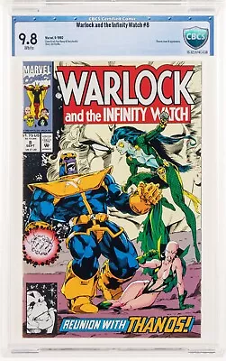 Warlock And The Infinity Watch #8 CBCS 9.8 WP (Marvel 1992) Jim Starlin Cgc • $128.94