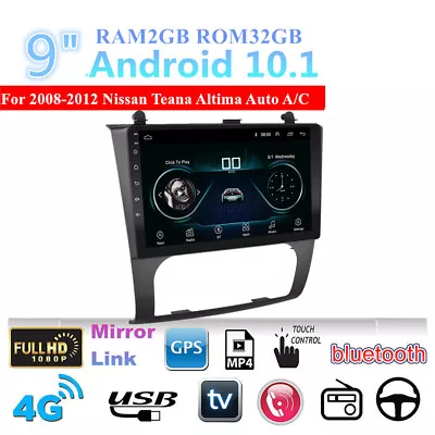 9'' Car Stereo Radio GPS Navigation For Nissan Teana Altima Android 10.1 • $153.68