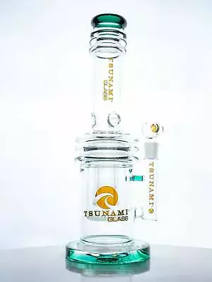 Tsunami 17″ Triple Honeycomb Heart Water Pipe - Green • $292.12