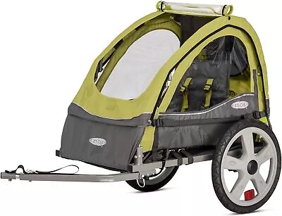 Bike Trailer For Toddlers Kids Single And Double Seat 2-In-1 Canopy Carrier • $117.19