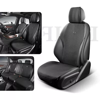 Suede Leather Car Seat Covers 2/5-Seats Full Set/Front Cushions For Volvo Auto • $181.38