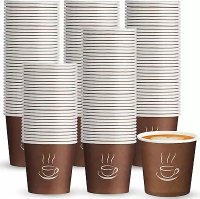 1000 Pcs Small Coffee Cups Paper Espresso Disposable Mini Hot Cold Drinking • $54.94